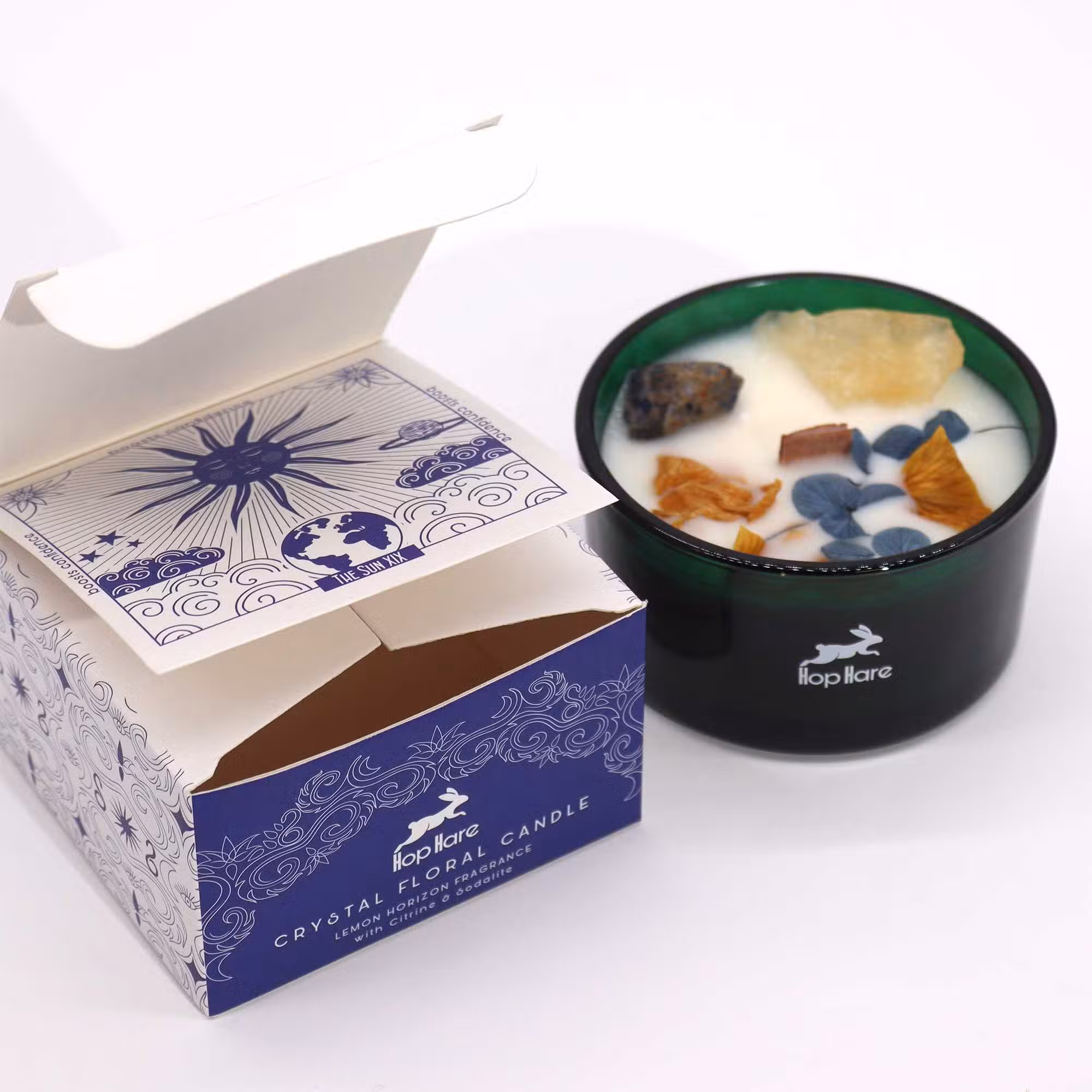 Vela Mágica Floral de Cristal Hop Hare - O Sol